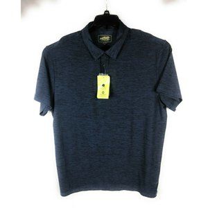 Propel Men's 2XL XXL Polo Blue Short Sleeve Polyester Spandex NWT Shirt A4